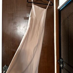 Elegant tan Slip Dress